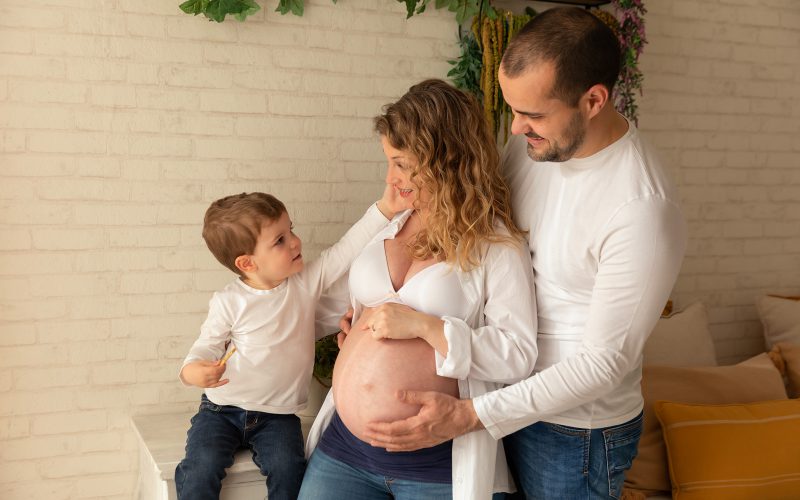 sesión de embarazada